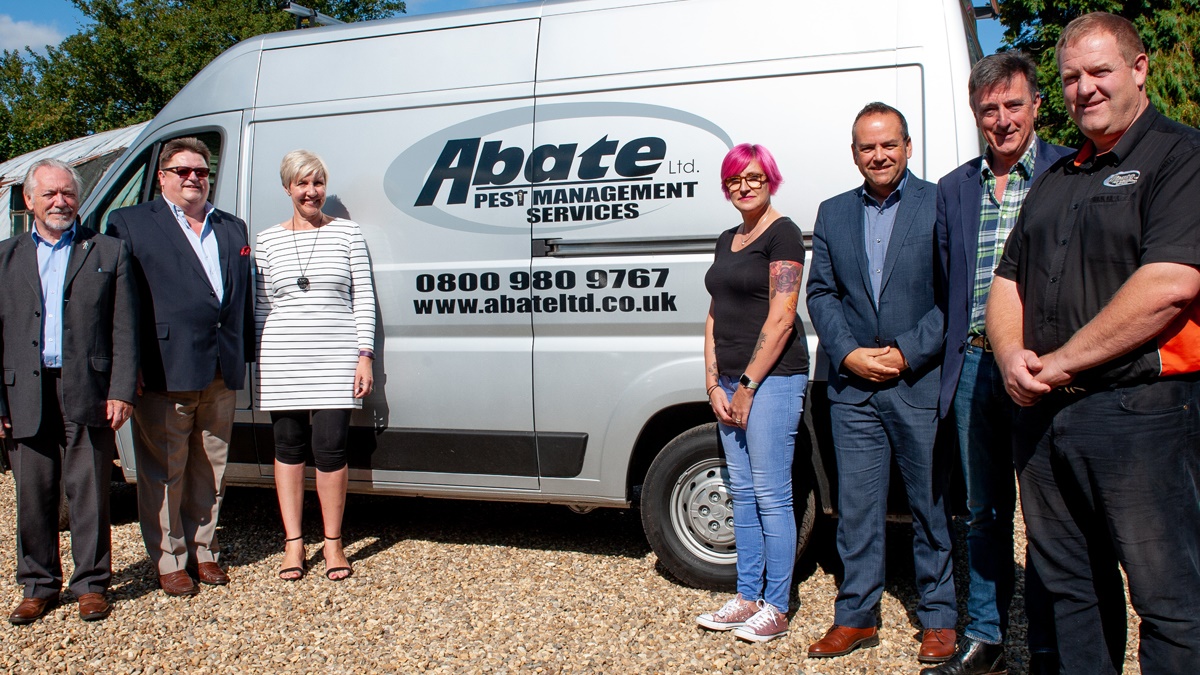 Left to right:  Jeffrey Rafftree, David Noble, Morgan Blake Solutions Ltd. Jill Blake Director, Tracey Jeckells Senior Business Administrator, Jonathan White Director, Neil Foley Director, Jon Blake Managing Director.